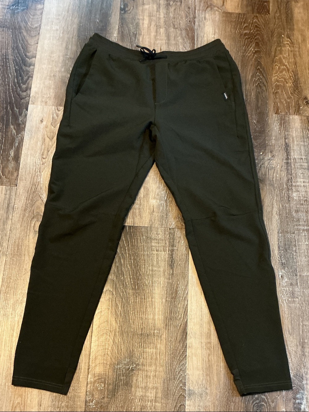 Men's Olive Drawstring Jogger Pants - Casual Comfort